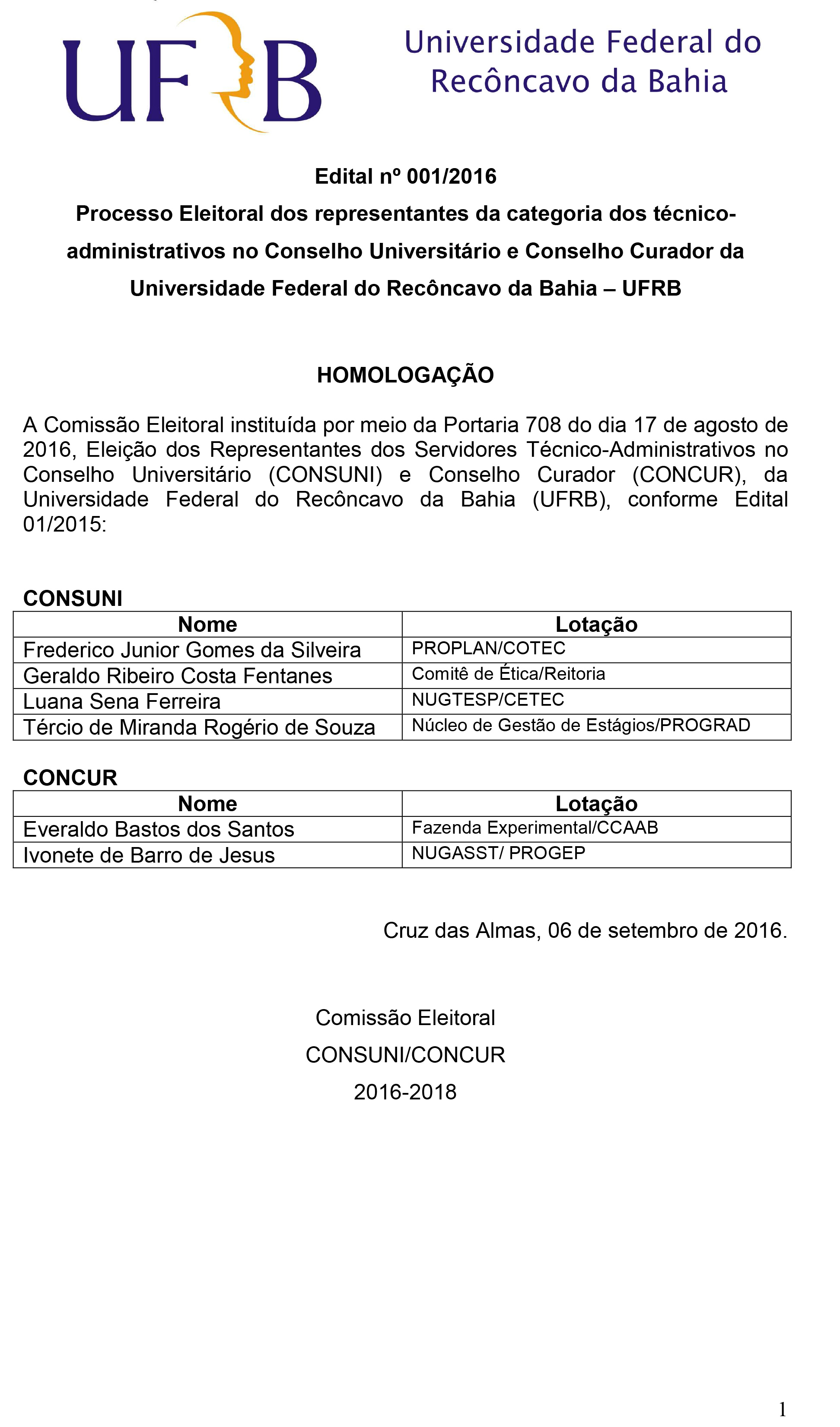 Homologação_inscrições_CONCUNI_CONCUR_UFRB_2016_2018